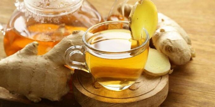 Ginger with lemon