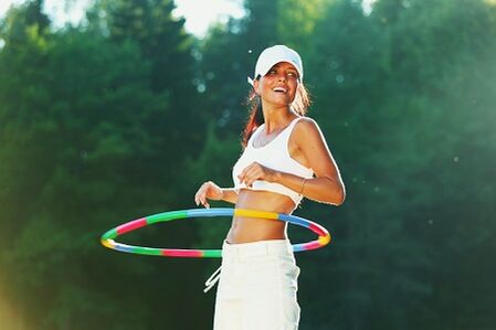 Weight loss hoop